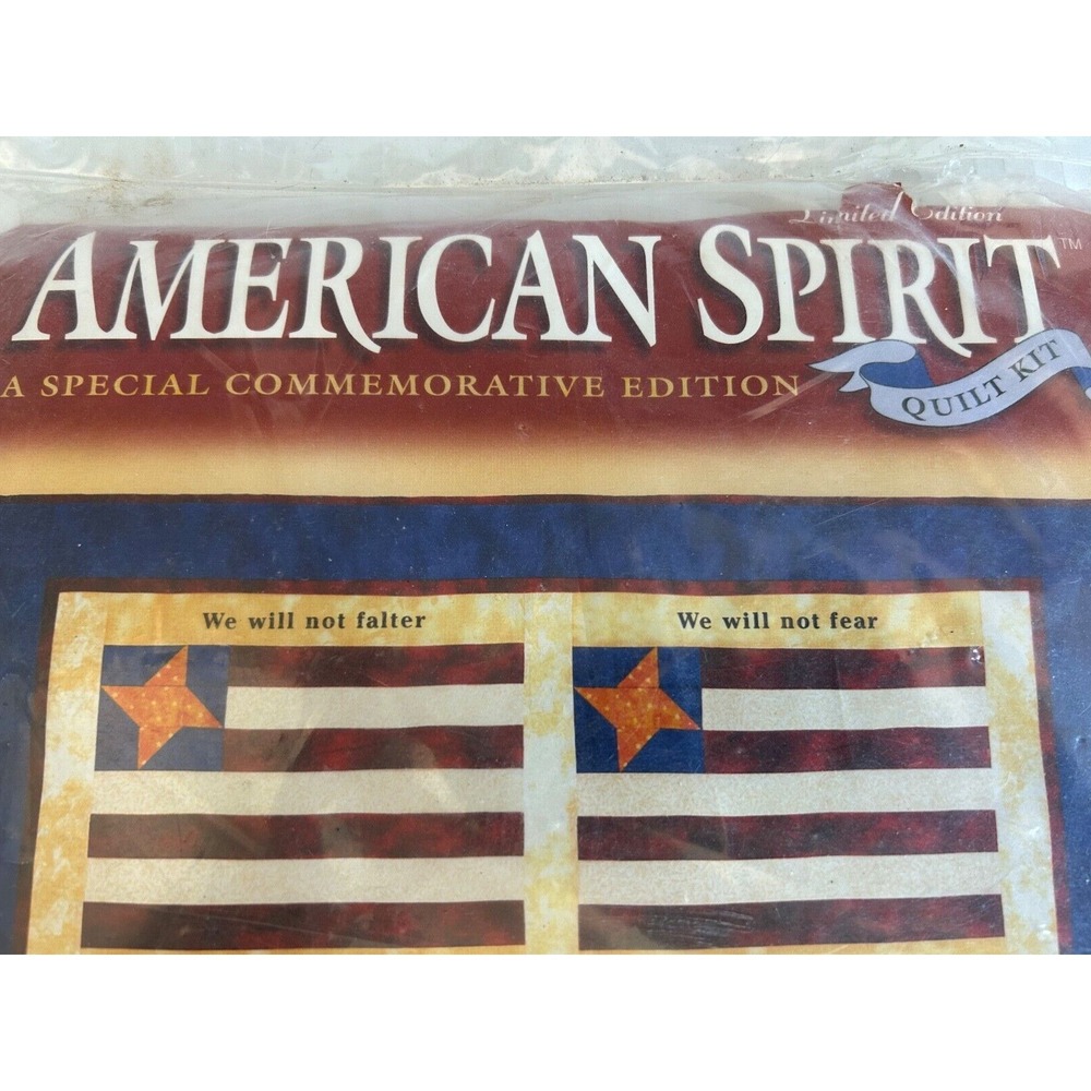 Quilt kit fabric pattern  American Spirit September 11 Quilt Sewing Craft Hobby